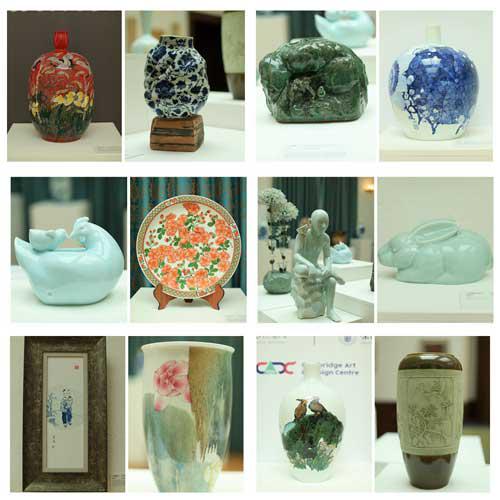 部分展览作品