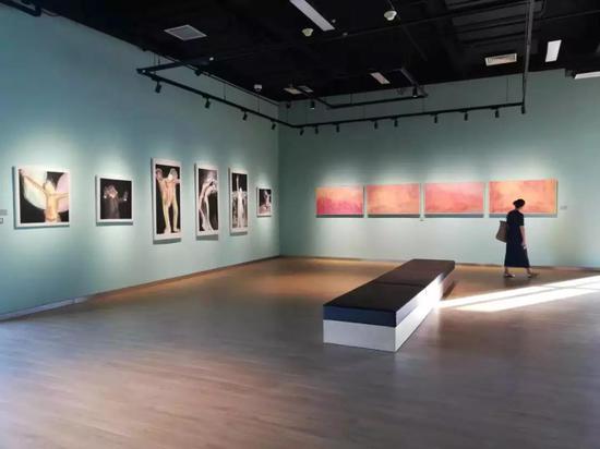 部分参展艺术家作品现场照片