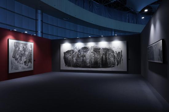 “多维生成-艺术作品邀请展”展览现场