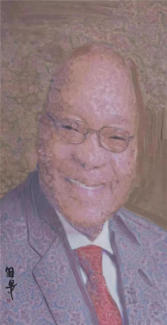 祖马Zuma 宣纸、墨、国画色 杨佴旻 2019年 129.5x67.6cm