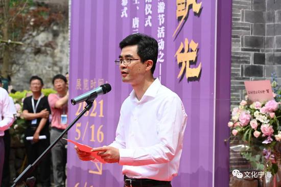  宁海县委书记林坚致辞