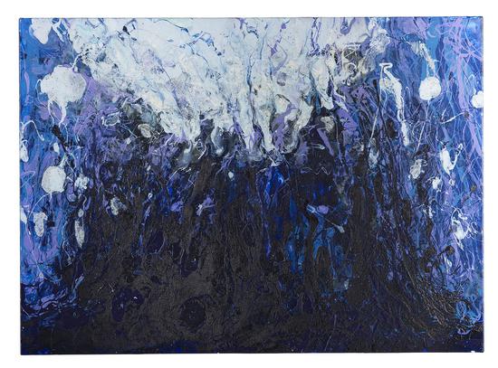 《劲·进—侵7》80x110cm 水性树脂 2014