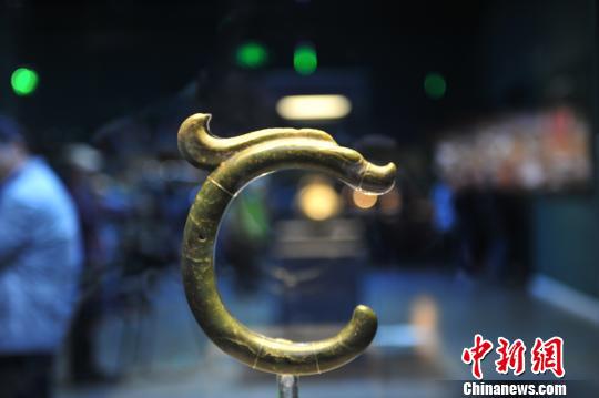 玉C形龙。　于海洋　摄