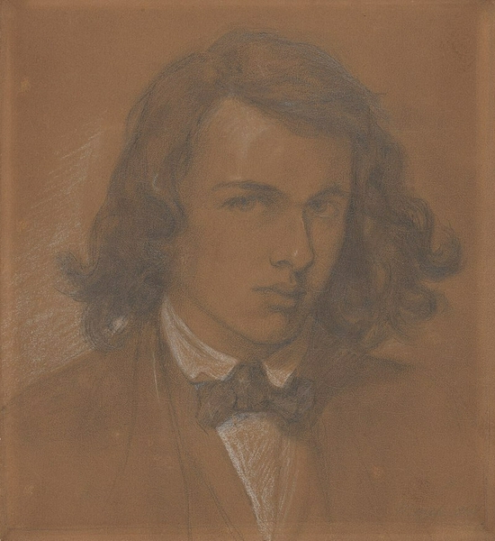 罗塞蒂《自画像》，1847年（非此次展品）