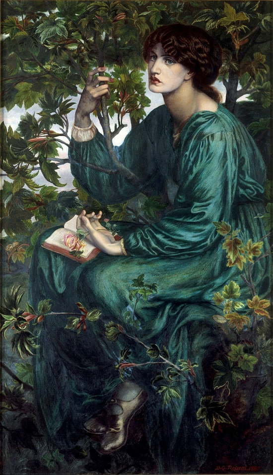 罗塞蒂，《白日梦》，1880年（非此次展品）