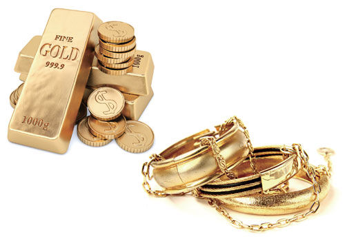 投资实物黄金:金条金币是首选