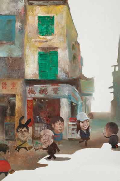 《因為相机-我与生命中的各种滋味相遇》 廖克敏 150x100cm 2009年