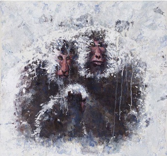 暑往寒来 100x100cm 2013年作