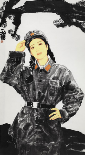 黄一瀚 中国女兵之二
