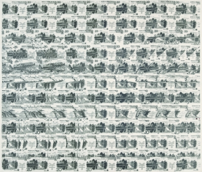   邵戈 《后知后觉4》 宣纸水墨 200×200厘米 2012年
