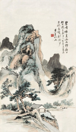 碧峰幽居 黄宾虹 
