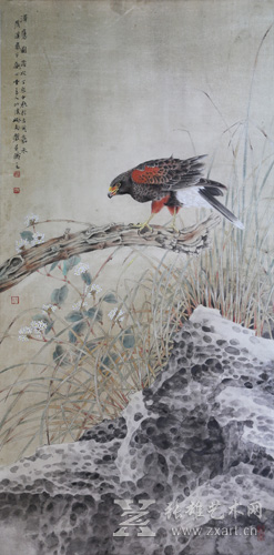 汤琳南 泽鹰图 