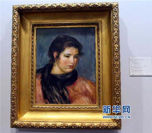 皮耶·奥古斯特·雷诺瓦1905年作品《加布丽的黑围巾》