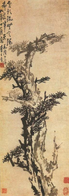 “玉青璞指独道”:岸然卓立·李方膺写松