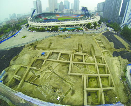 成都体育中心庭院遗址神秘面纱揭开  疑似唐代官衙