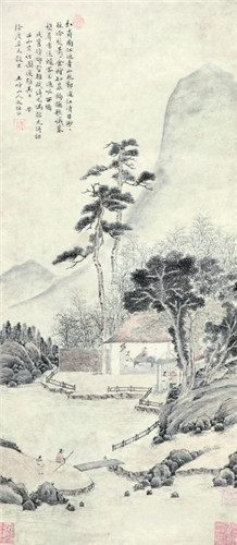 文伯仁 《西山茶话图》