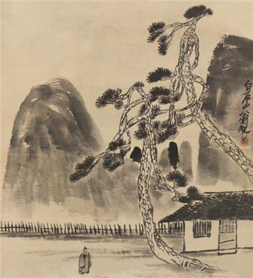 齐白石(1863-1957) 借山图 