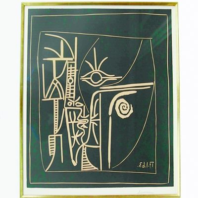 毕加索作品《脸》