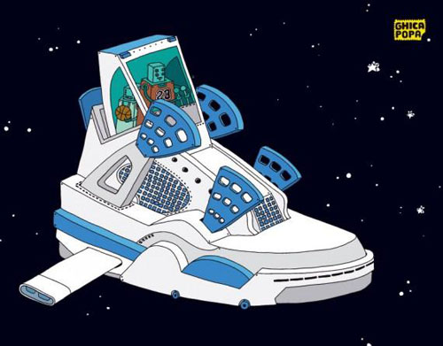罗马尼亚设计师创作的 Sneaker Freaker插画 趣味十足