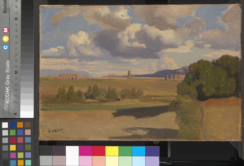 《The Roman Campagna_ with the Claudian Aqueduct》