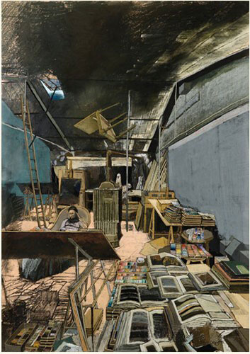  森·山方《L'ATELIER, RUE DE CRUSSOL》