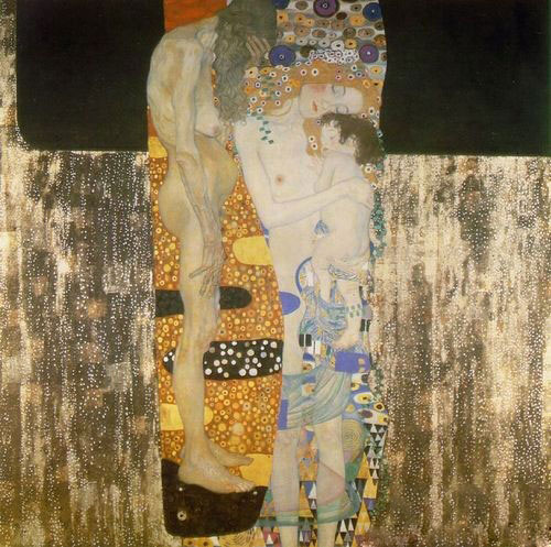 古斯塔夫•克林姆(Gustav Klimt)《女人的三个阶段》