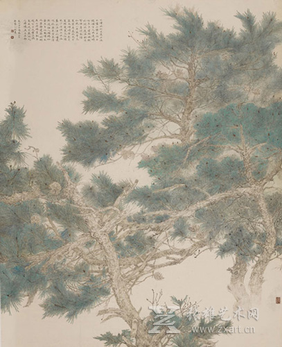 《松树赞》 于仁祝 180×144cm 2014年