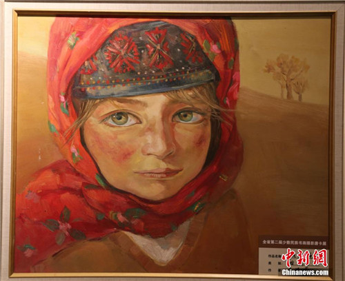 第二届少数民族书画摄影唐卡展在甘肃兰州举办 