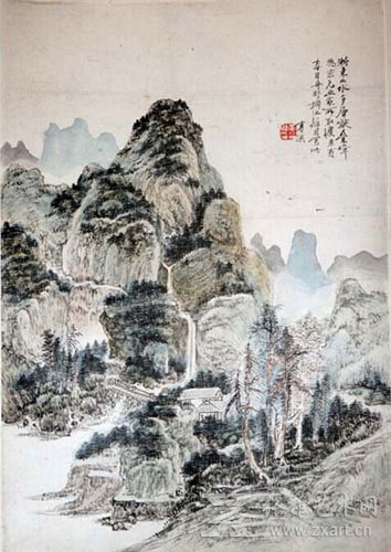 黄宾虹《浙东山水》