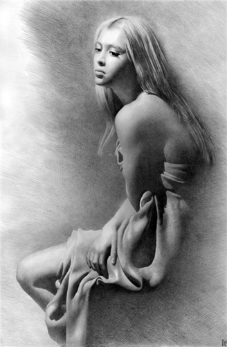 乌克兰艺术家绘制超美素描欣赏