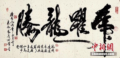 米南阳 书法 64X133cm 水墨纸本 镜心