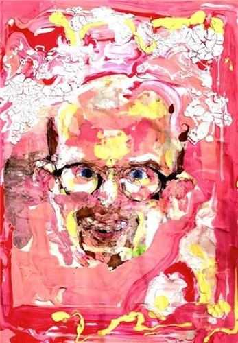 艺术家吃13种药物画出癫疯自画像