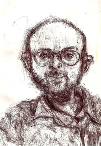 艺术家吃13种药物画出癫疯自画像