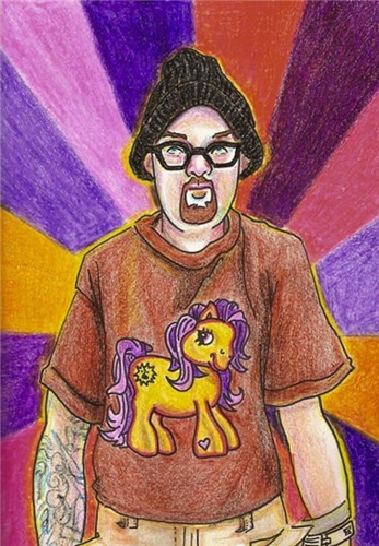 艺术家吃13种药物画出癫疯自画像