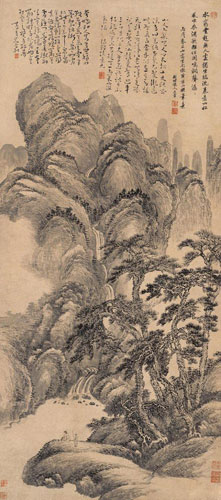 王翚 (清)《松风涧响图》