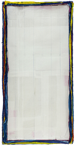 马树青Ma Shuiqing 无题Untitled 150X70cm  中国宣纸、矿物质颜料2013