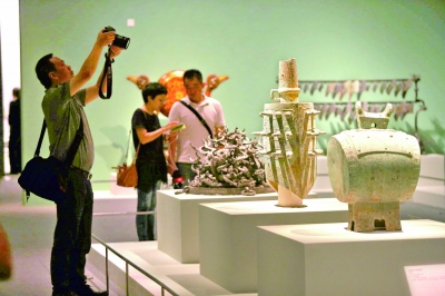 “江汉汤汤——湖北出土商周文物展”在中国国家博物馆对媒体记者开放