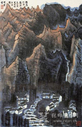 李可染《雁荡百岗》