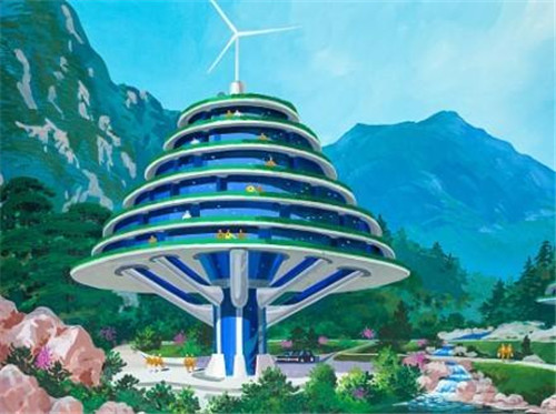 设想建立在朝鲜金刚山非军事区内旅馆