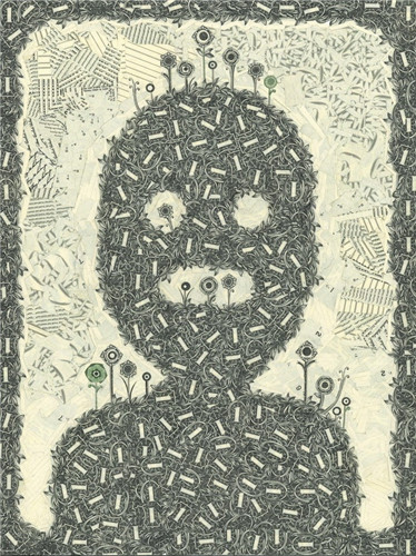 美艺术家用美钞创作令人惊叹的拼贴画