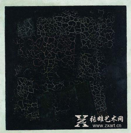   马列维奇 《白上黑》 1913年