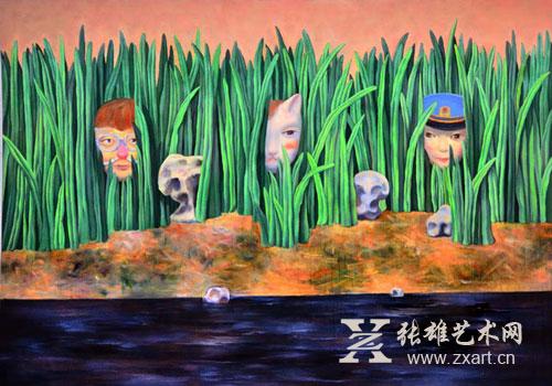   悦·美术馆  王侨-100cm×140cm-油画-四川美术学院