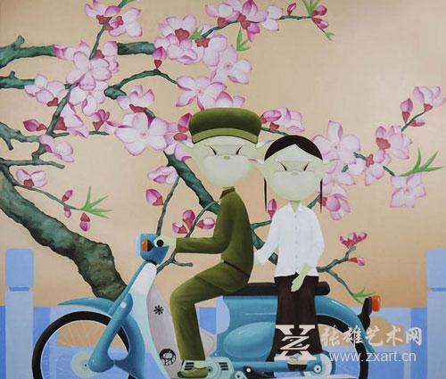   久画廊  朱广迪-100cm×100cm-油画-广州美术学院