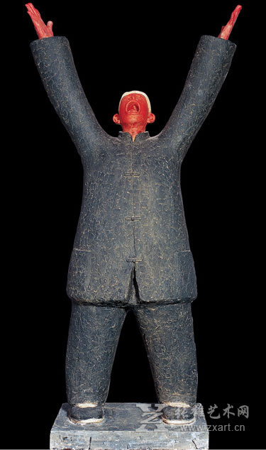 刘若望-《东方红1》-高140cm-铸铜-2004