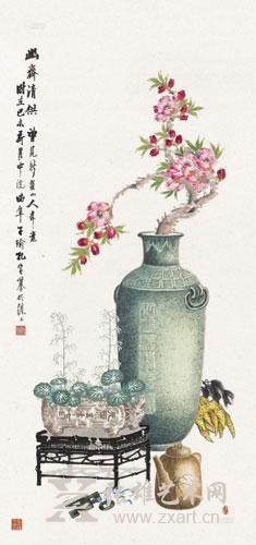 　孔子瑜博古画