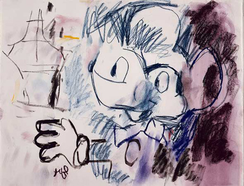 纽约摩根图书馆获赠艺术家罗伊·里奇特斯坦素描本和画作