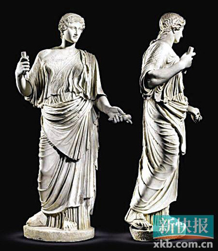 罗马帝国阿芙罗狄蒂大理石雕像