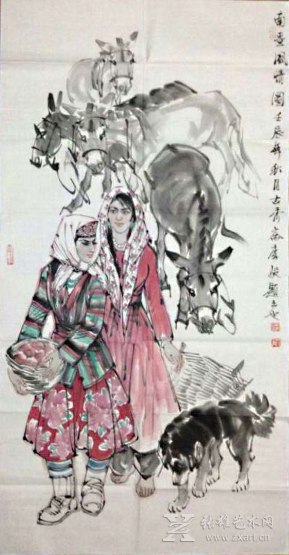 李毅-南疆风情图
