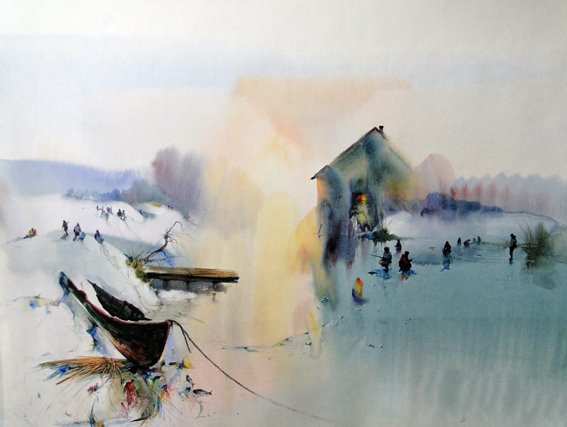 Ion Carchelan（摩尔多瓦） “日出 Sunrise ” 35x52cm