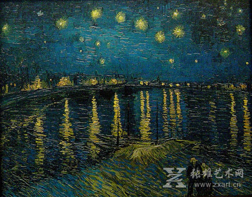 梵高 《隆河的星夜》